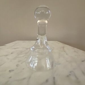 Antique Vintage Stirrup Cup Hand Blown Glass Equestrian Fox Hunt Barware 6"